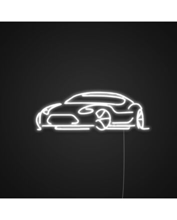 Sports Car Neon Sign