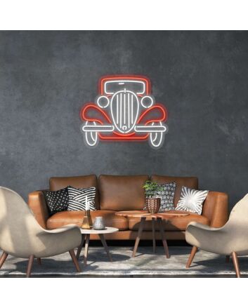Vintage Car Neon Sign