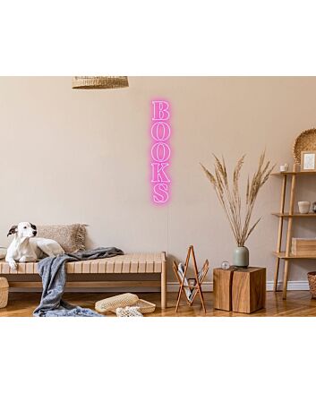 Books Neon Sign