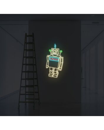 Classic Robot Neon Sign