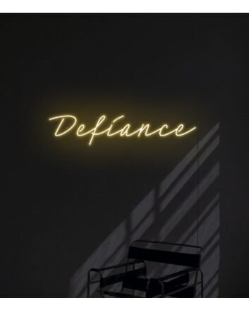 Defiance Neon Sign