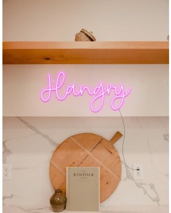 Hangry Neon Sign