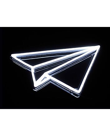 Paper Plane Neon Sign