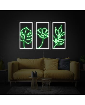 3D Flower Neon Sign