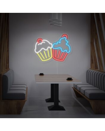 Cupcakes Neon Sign