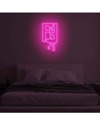 FENDI DRIP" LED neon sign