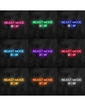 Beast Mode Neon Sign