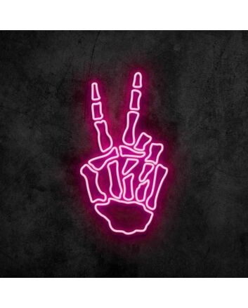 Bone Hand Neon Sign