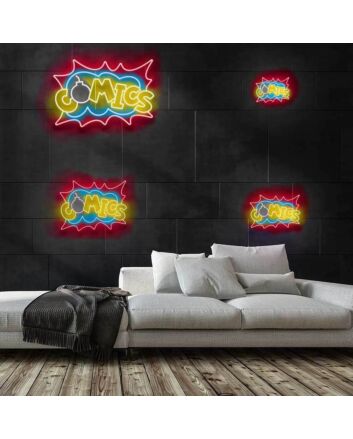 Comics Neon Sign