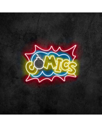 Comics Neon Sign