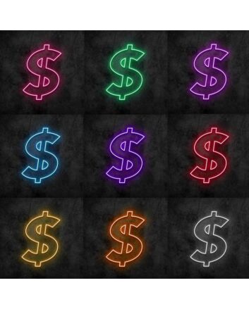 Dollar Sign Neon Sign