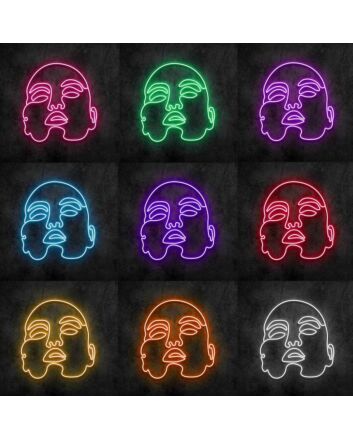 Face Neon Sign