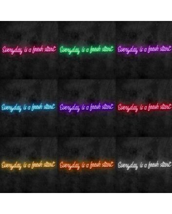 Fresh Start Neon Sign