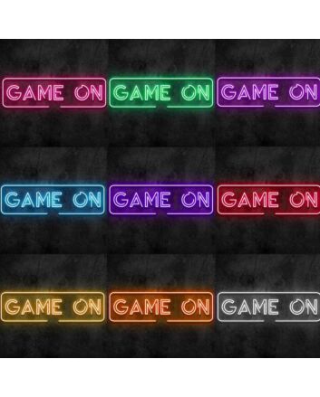 Game On Neon Sign