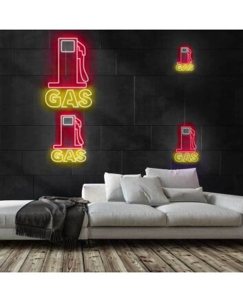 Gas Neon Sign