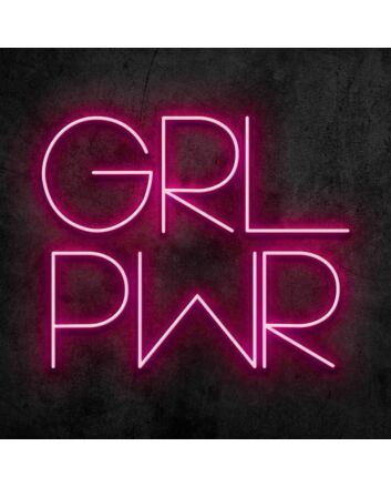 GRL PWR Neon Sign