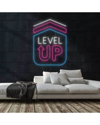 Level Up Neon Sign