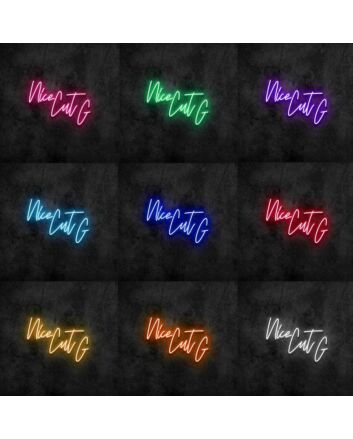 Nice Cut G Neon Sign