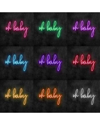 Oh Baby V2 Neon Sign