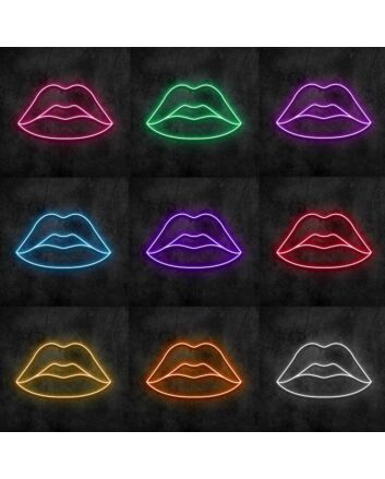 Pucker Up Neon Sign
