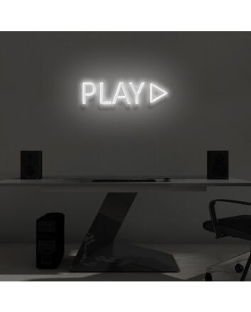 PRESS PLAY&quot; LED Neon Sign