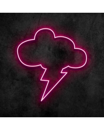 Storm Cloud Neon Sign