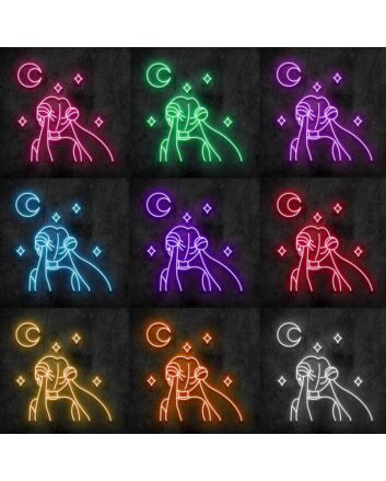 Usagi Moon Neon Sign