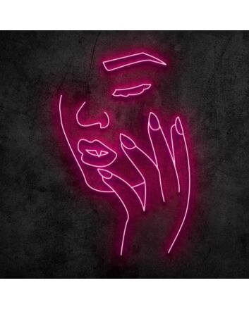 Vampire Girl Neon Sign