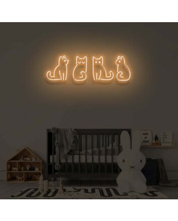 KITTENS LED Neon Sign
