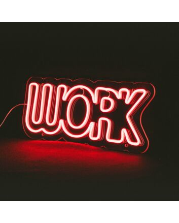 Work Neon Sign