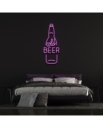 Cold Beer Neon Sign