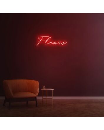 Fleurs Neon Sign