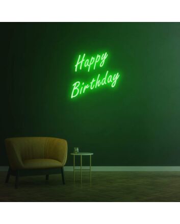 Happy Birthday Neon Sign