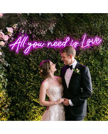 All You Need Is Love Neon Sign