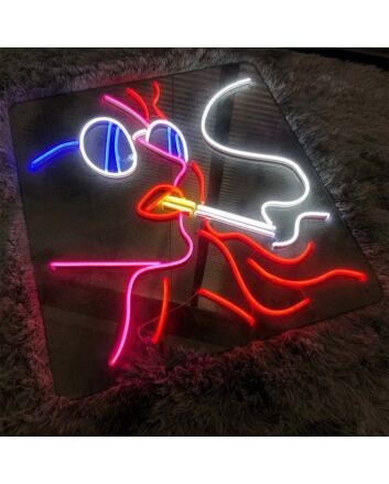 Beauty Smoking Neon Sign