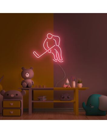 Ice Hockey Neon Sign