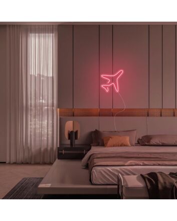 Mini Airplane Neon Sign