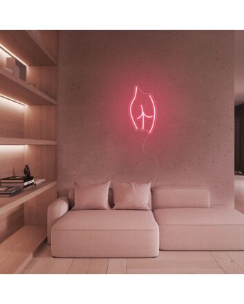 Mini Artistic Buttocks Neon Sign