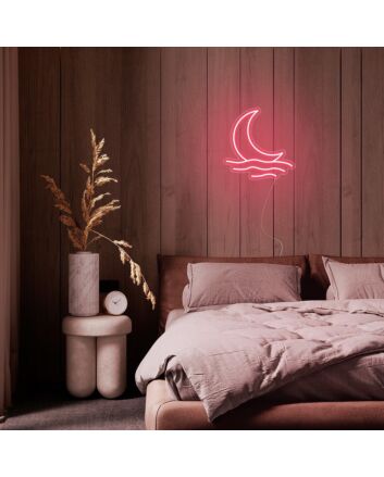 Mini Moonlight Sea Neon Sign