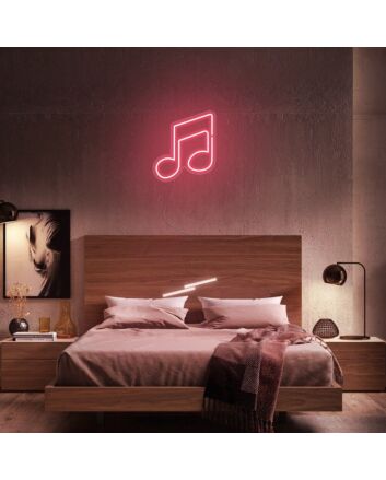 Mini Music Note Neon Sign