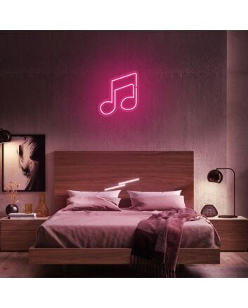 Mini Music Note Neon Sign