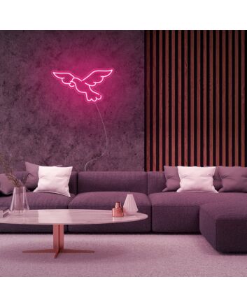 Mini Pigeon Bird Neon Sign
