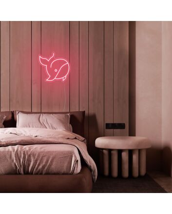 Mini Whale Neon Sign MNC41363