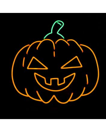 Pumpkin Halloween Neon Sign