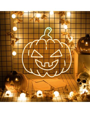 Pumpkin Halloween Neon Sign
