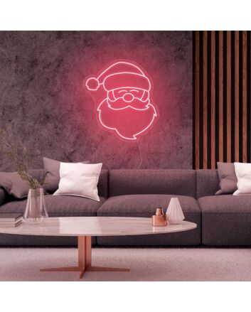 Santa Claus Christmas Neon Sign