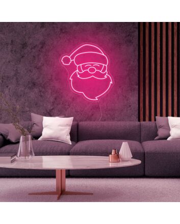 Santa Claus Christmas Neon Sign
