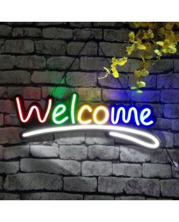 Welcome Neon Sign
