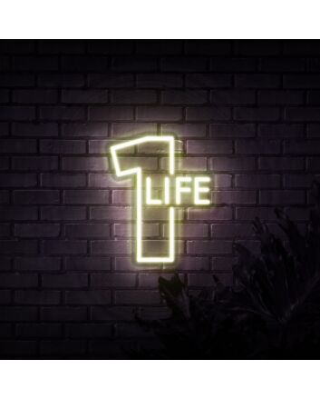1 Life Neon Sign