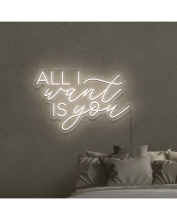 All I Want Is You Neon Sign